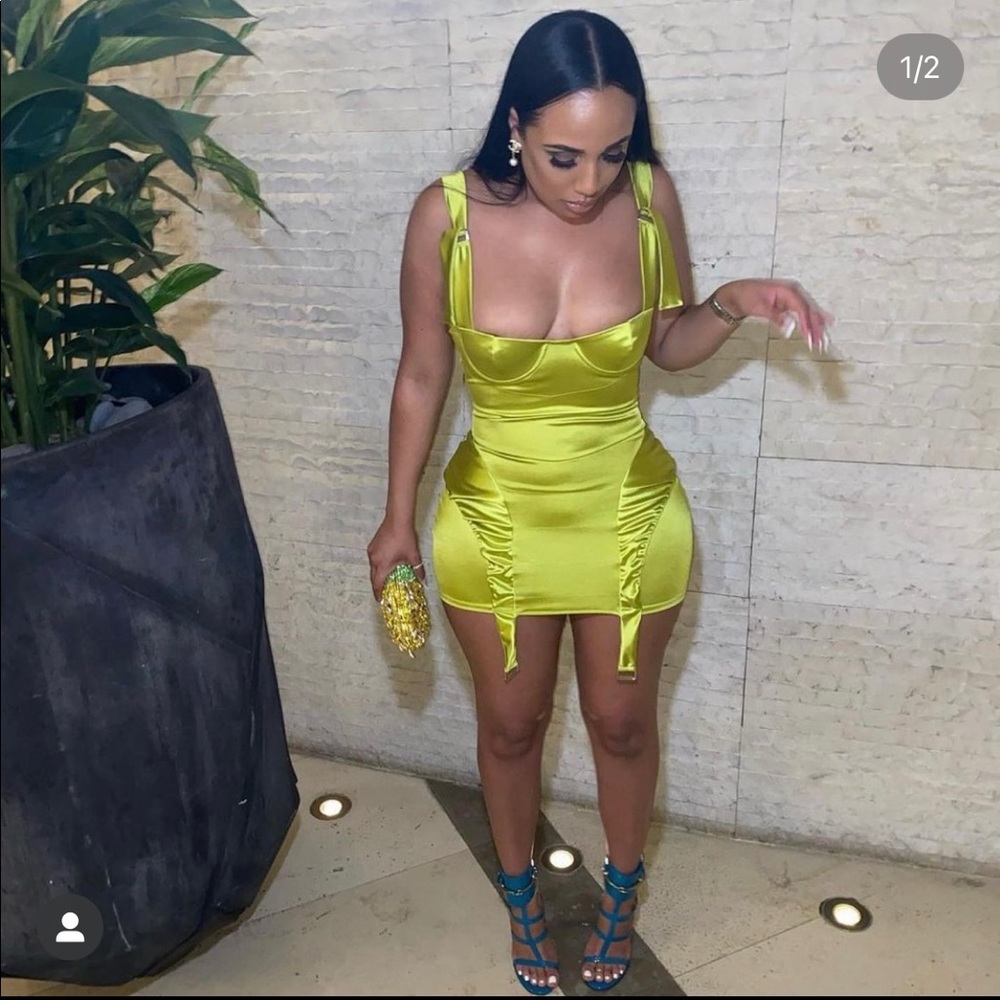 Kiwi Satin Mini Dress